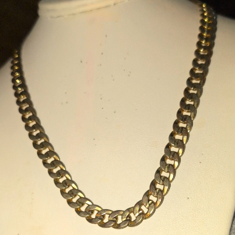 Cuban neck 24k gold bonded - Picture 1 of 3